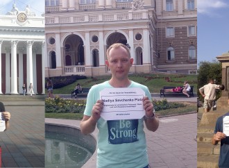В Одесі стартував Всеукраїнський флешмоб на підтримку Надії Савченко