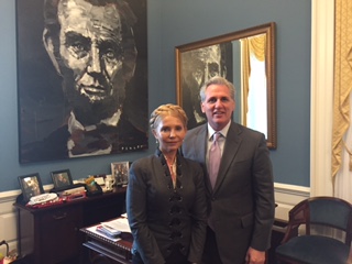 Юлія Тимошенко зустрілася з лідером більшості Палати представників Конгресу США