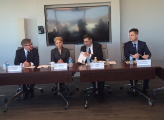 Юлія Тимошенко зустрілася з експертами Atlantic Council