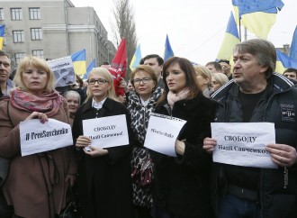 Мітинг-пікет на підтримку Надії Савченко у Києві, 09.03.2016