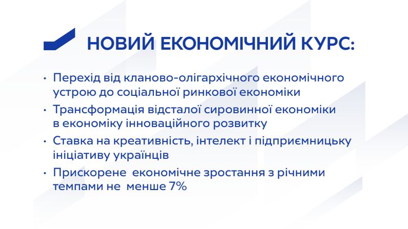 7% річного росту, – Юлія Тимошенко презентувала Новий економічний курс