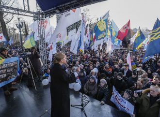 Виступ Юлії Тимошенко на акції захисту землі перед Верховною Радою, 17.12.2019