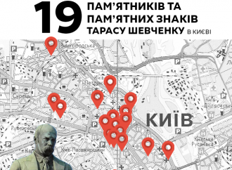 Активісти «Батьківщини Молодої» склали реєстр пам’ятників Тарасу Шевченку в Києві