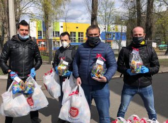 Активісти «Батьківщини Молодої» провели Великодню благодійну акцію