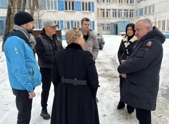 Юлія Тимошенко та Валерій Дубіль відвідали пологовий будинок у Дніпрі, який постраждав від ракетного удару