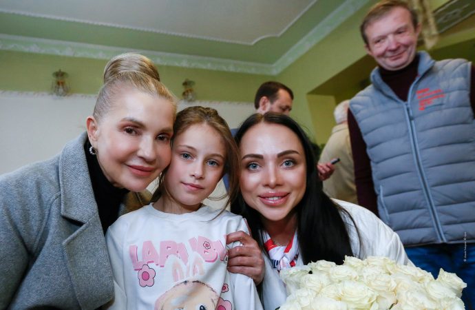 Юлія Тимошенко та Київська організація «Батьківщини», яку очолює Валерій Дубіль, зустрілися з переселенцями з Донбасу, 08.04.2026